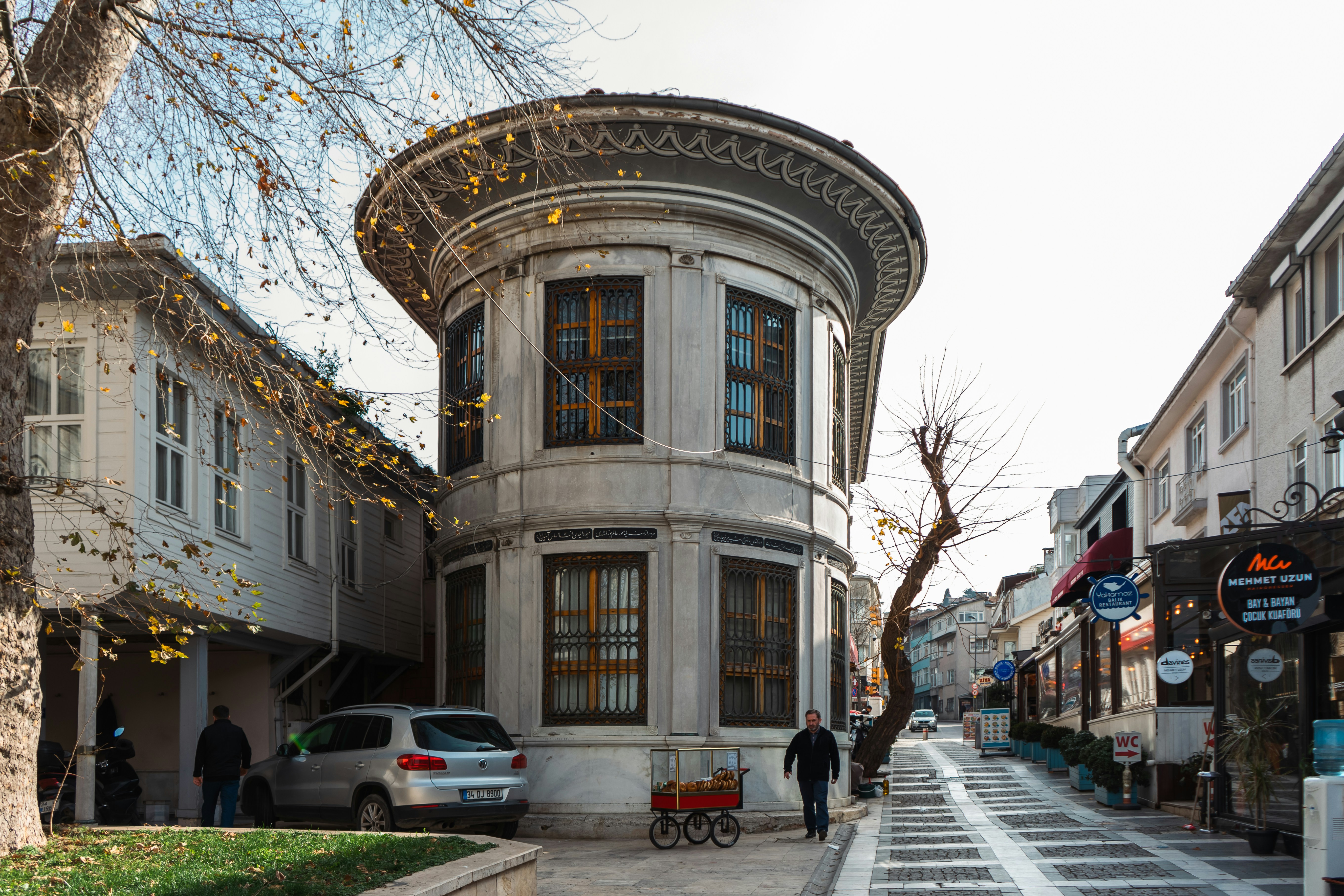 Tree-lined street with a mix of classic and modern luxury homes in a prominent Chicago neighborhood - Modern luxury homes Chicago