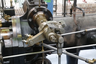 a close up of a machine that is working