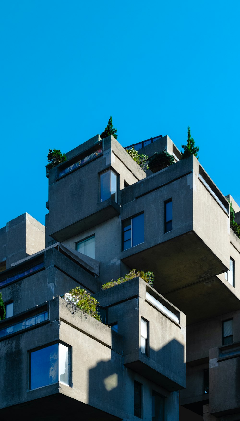 a very tall building with a bunch of windows