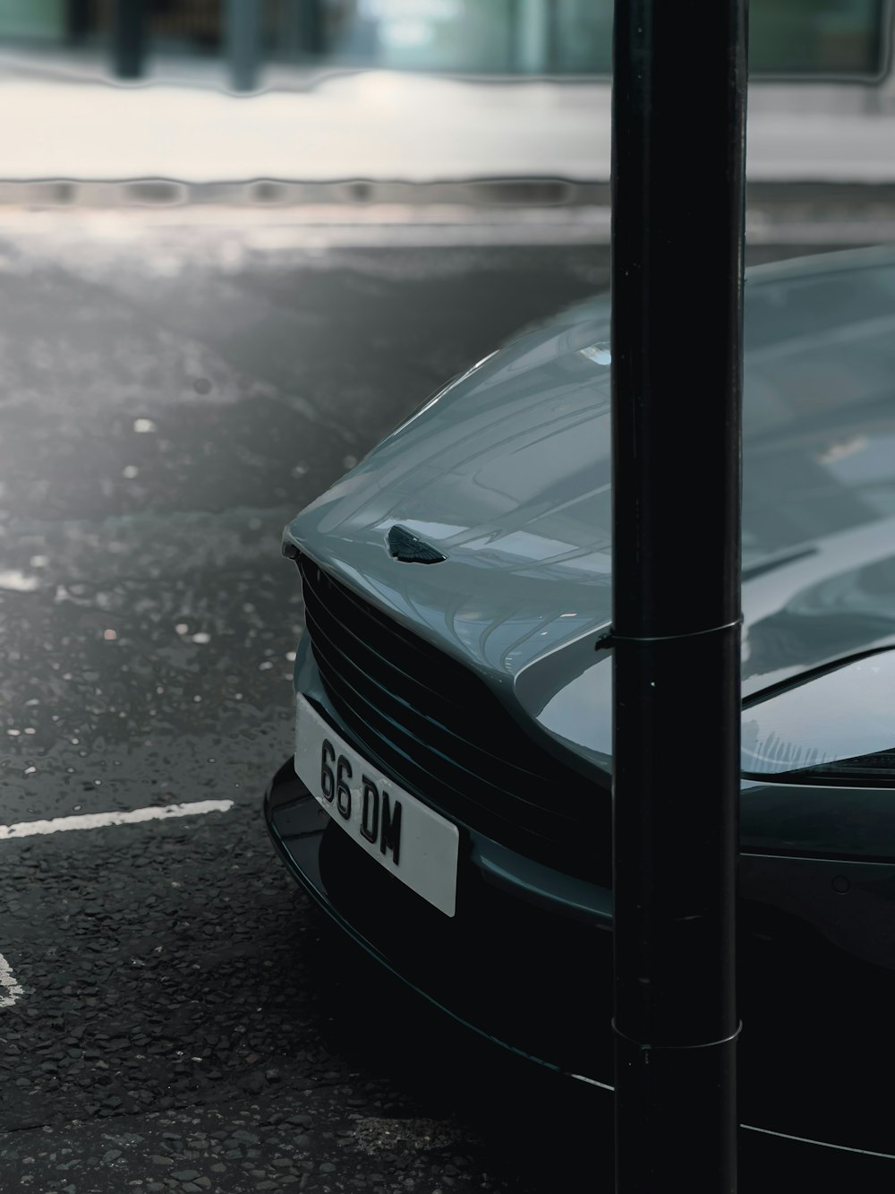 a car parked on the side of the road