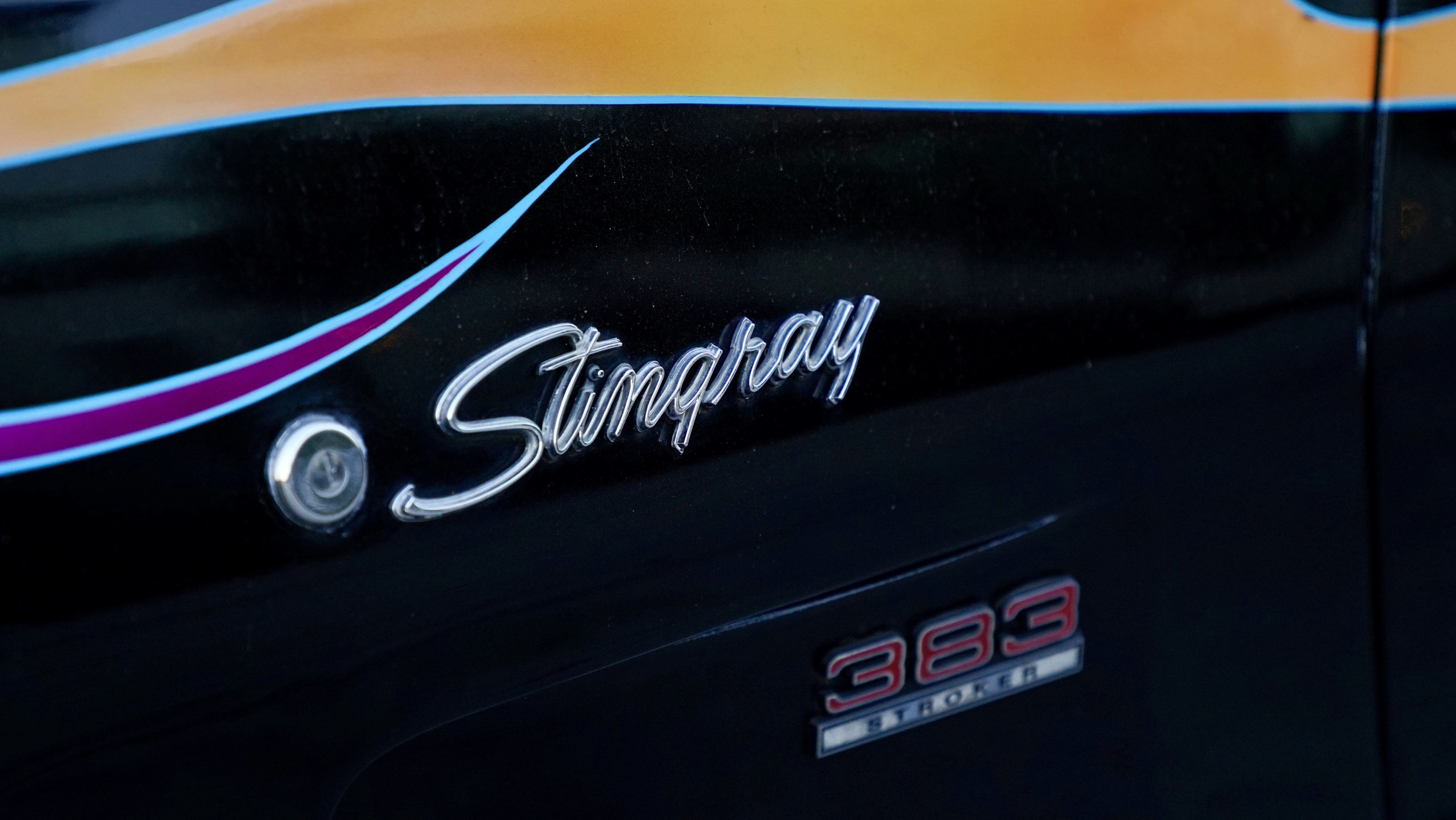 Koenigsegg emblem close-up