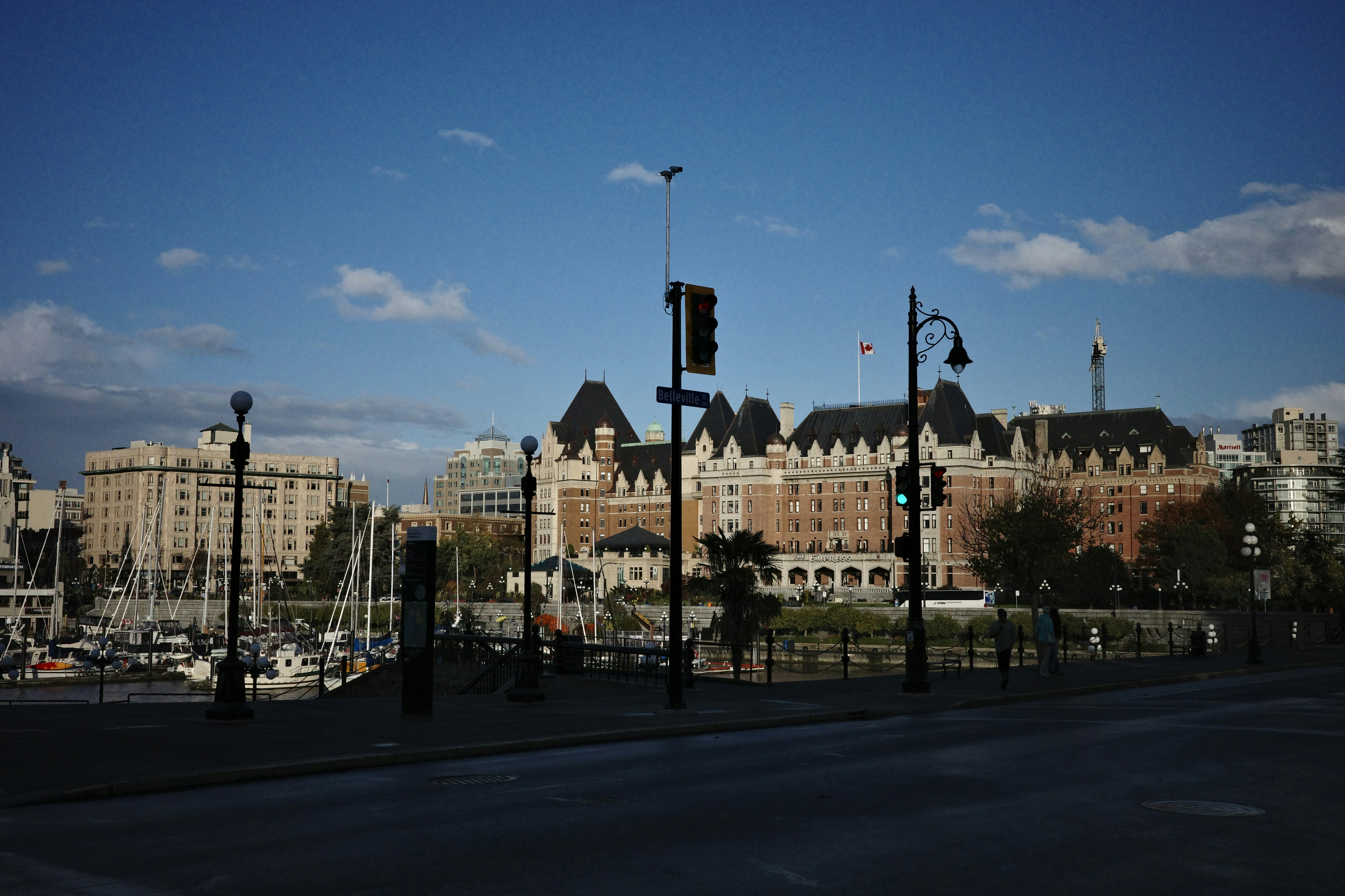 a large building with a lot of windows on top of it