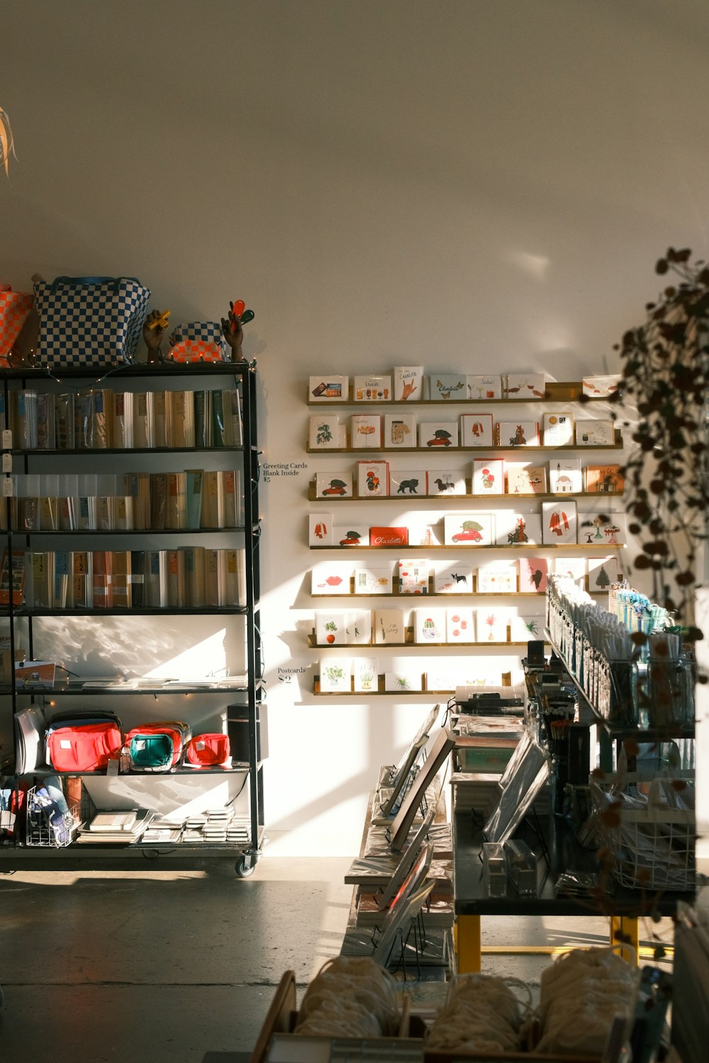 a store filled with lots of shelves filled with items