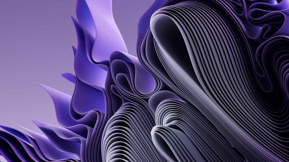 a computer generated image of an abstract purple background
