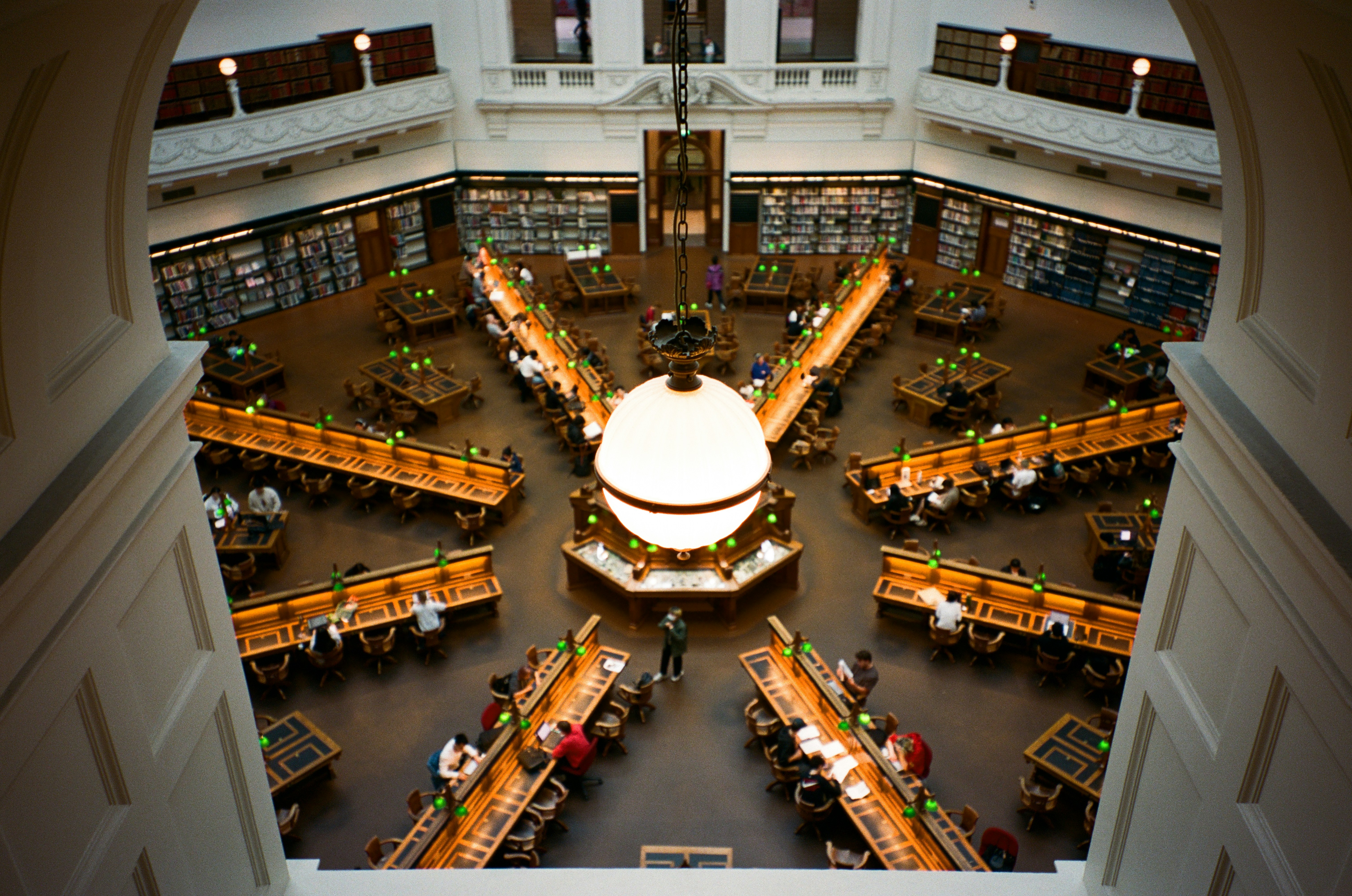 State library Victoria kodak Portra 400