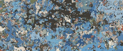 Jad Zeitouni’s abstract piece blending organic shapes with chaotic elegance.