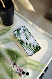 A serene photo showing eco-friendly materials and lightweight phone case components.