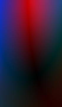A gradient of colors smoothly transitions from red at the top to blue at the bottom, with areas of dark green and deep black blending in. The overall effect is soft and abstract, creating a sense of movement across the image.