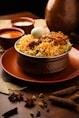 a bowl of food on a plate with spices