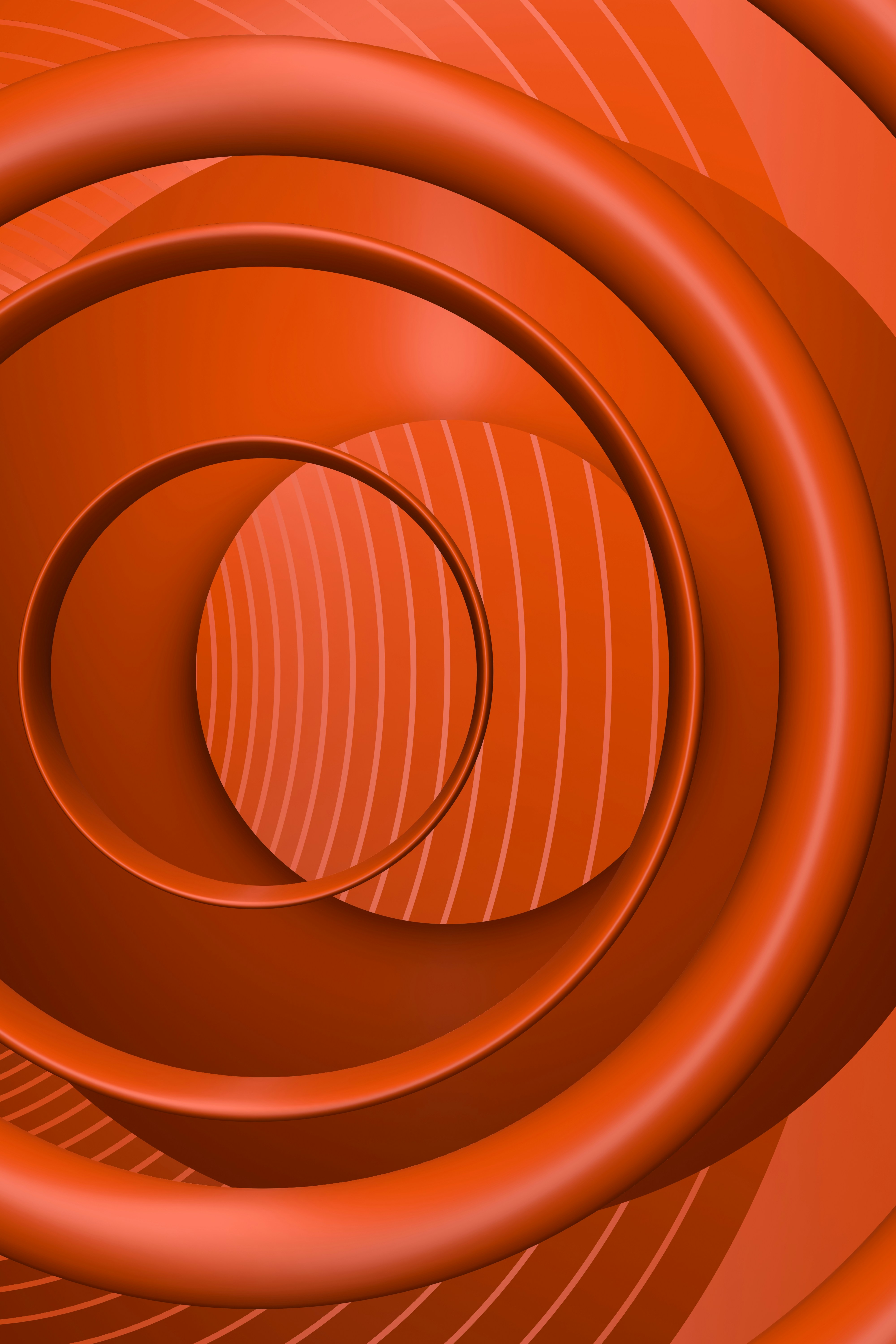 A red background with a circular design in the center photo – Free ...