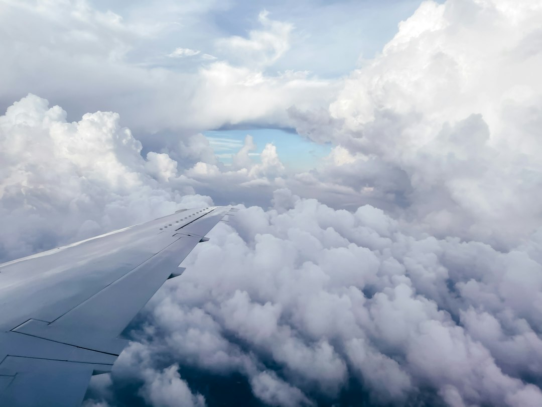 airplane exterior closeup