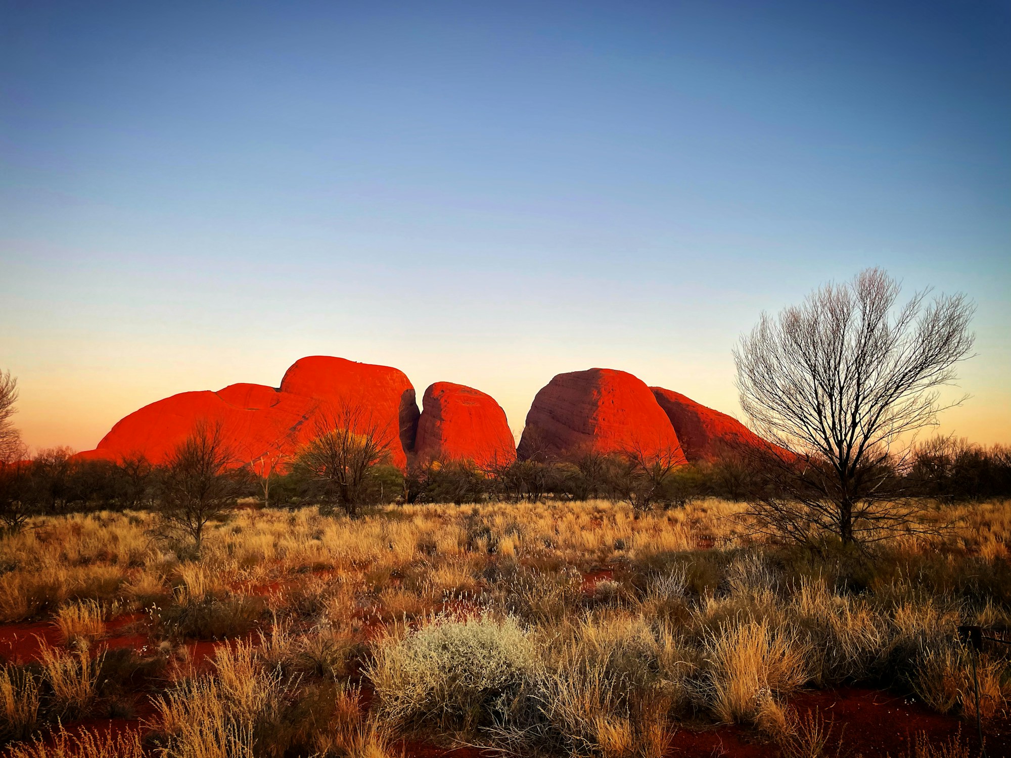 Kata Tjuta rock formations in Australia’s Red Centre