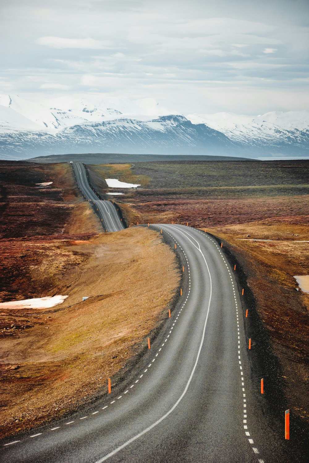 an empty road in the middle of nowhere