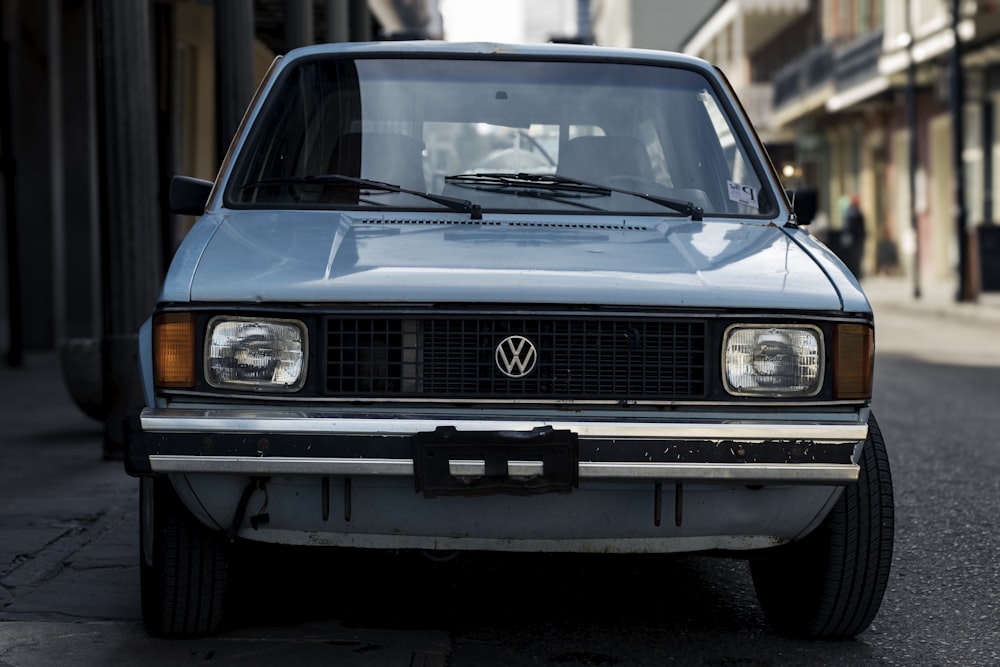 a car parked on the side of the road