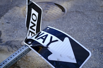 Signs of infrastructure challenges like damaged roads in Victoria