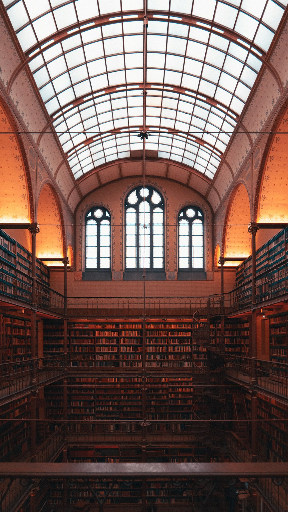 a large library filled with lots of books