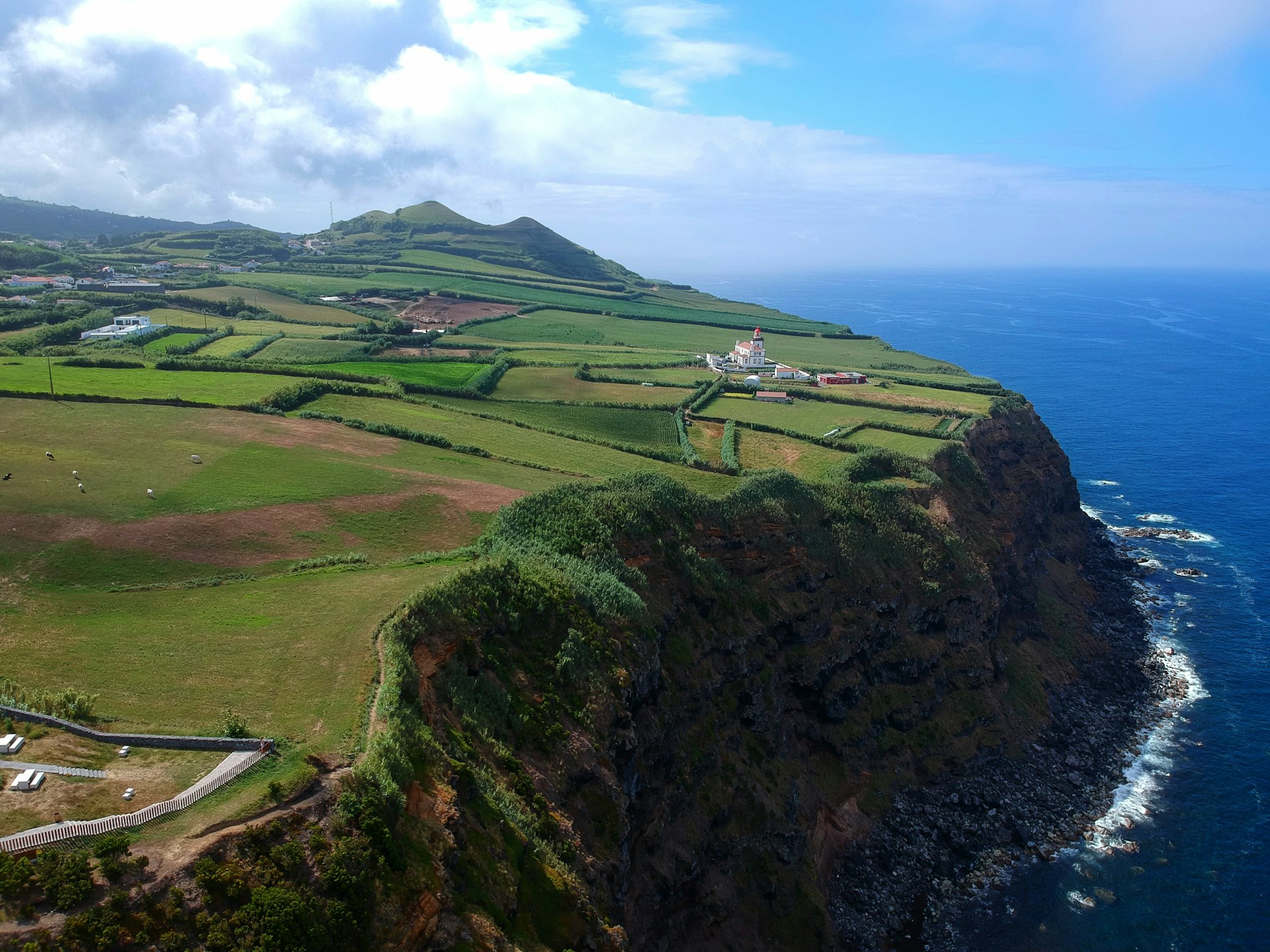 Stunning aerial view of Portugal's coastline