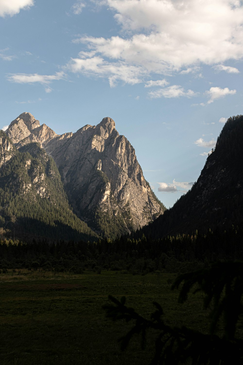 Blick auf ein Gebirge in der Ferne