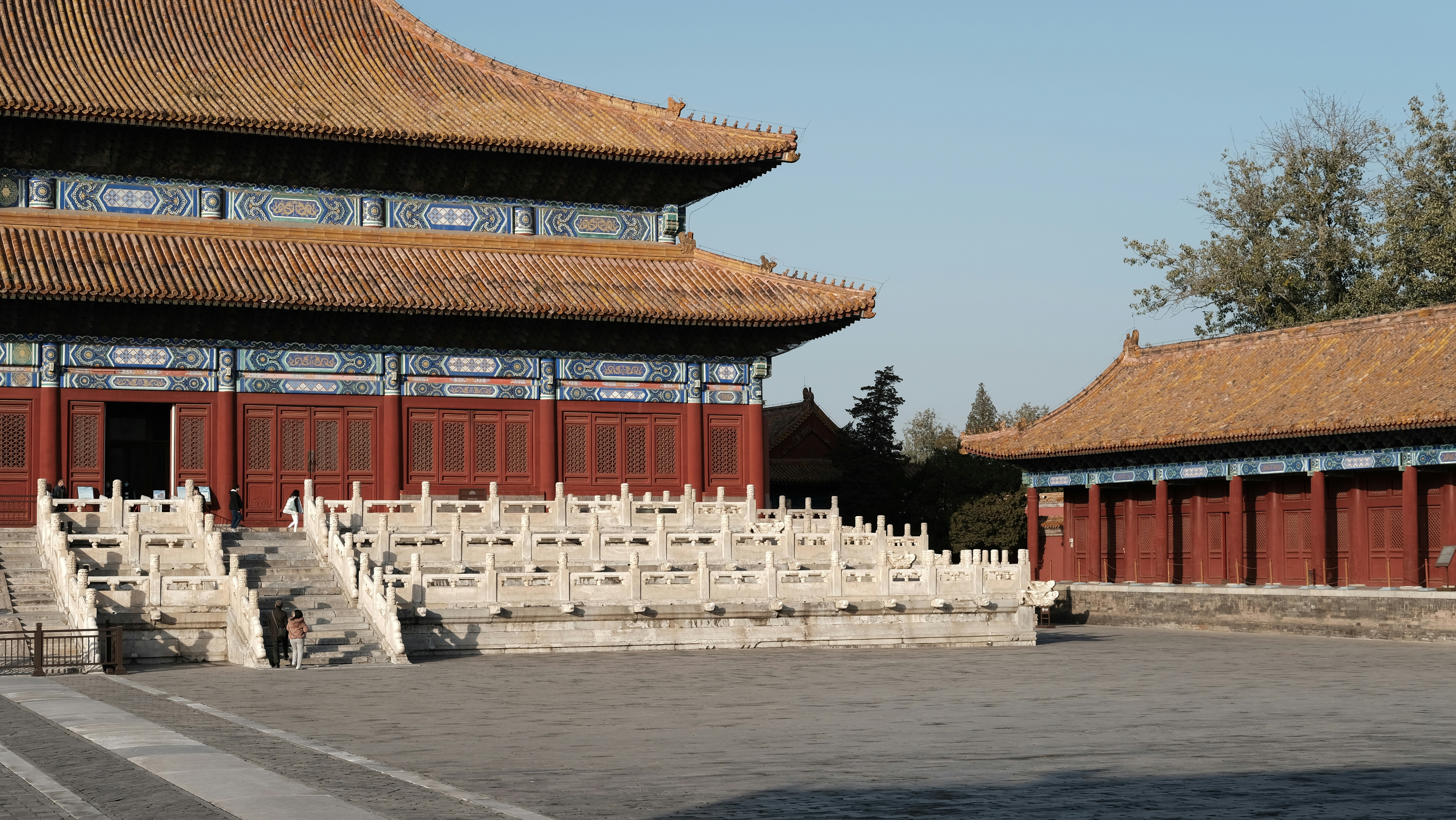 a building with a lot of steps in front of it