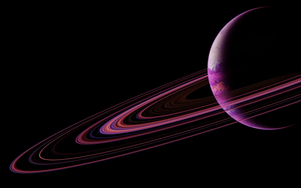 a picture of saturn taken with a telescope lens