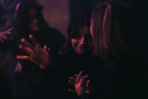 A cinematic scene from a short film featuring dynamic lighting and expressive actors.