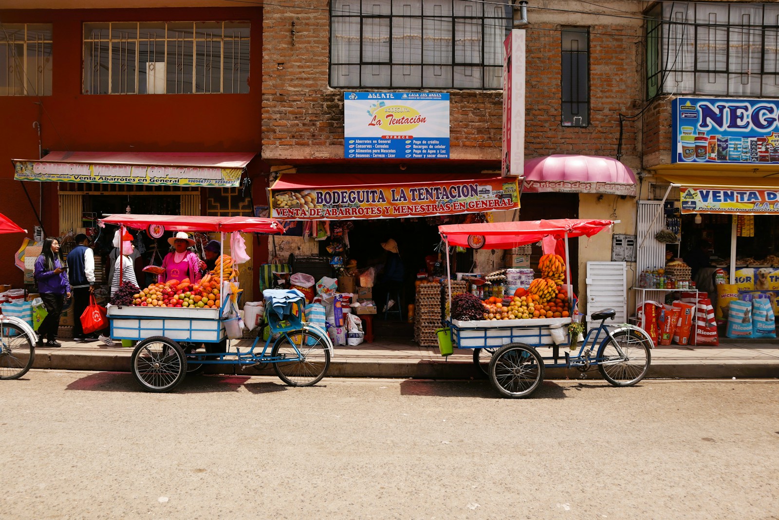 Local transport starts one block beyond the formal center