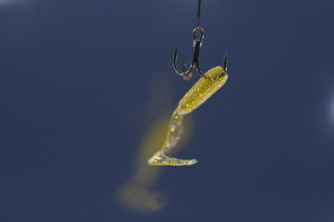 soft plastic lures closeup