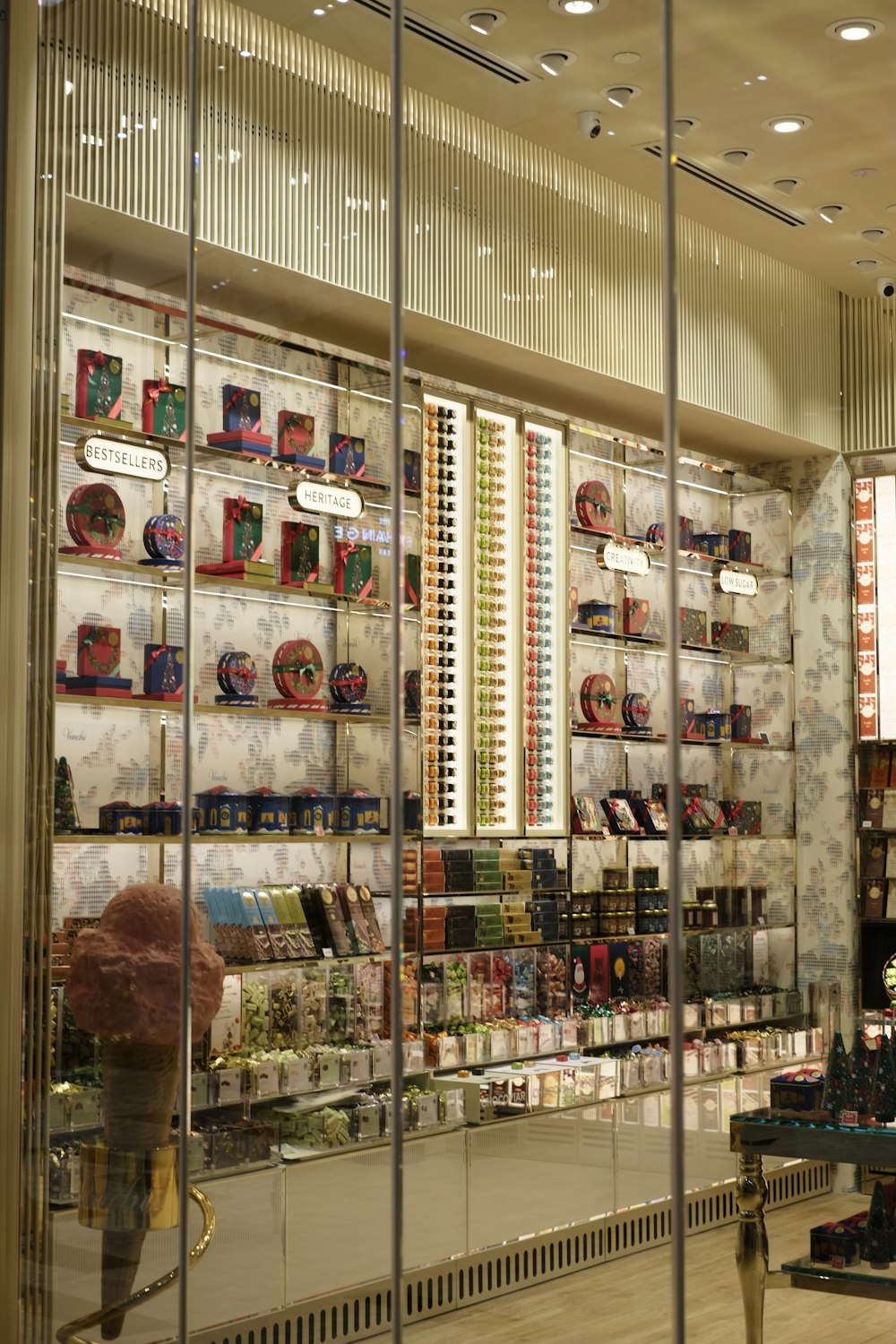 a store with a large display of various items