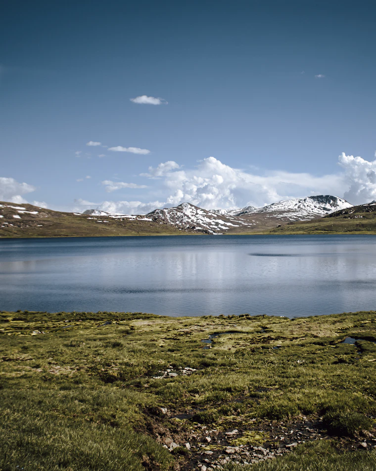 Sheosar Lake on the Deosai plains, Baltistan