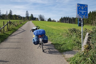 A customer enjoying a ride on a gravel bike in Luxembourg.