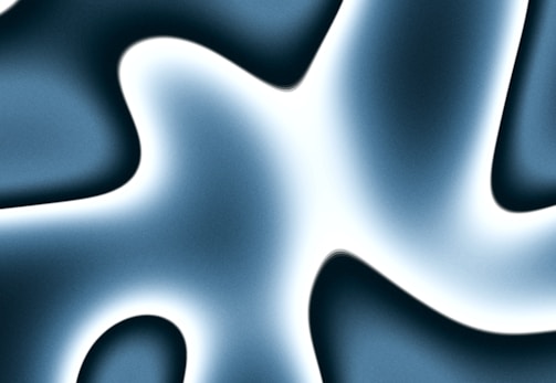 abstract technology interface with electric blue and metallic gray tones