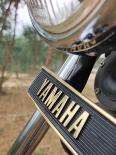 a close up of the handlebars of a motorcycle