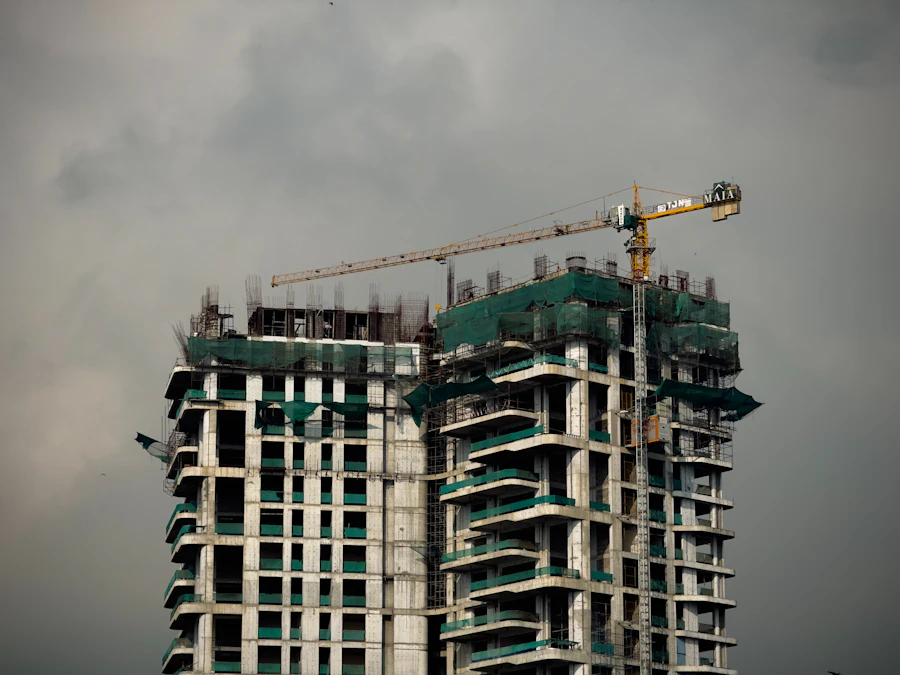 Commercial building construction