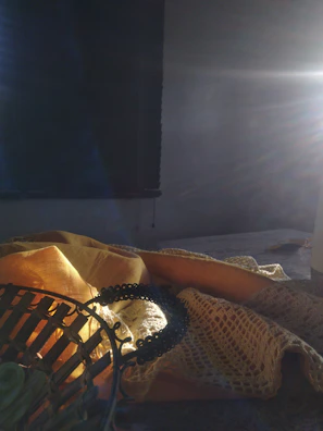 Sunlight streaming through a window illuminating a collection of unique creations.