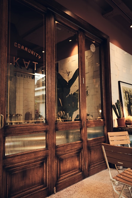 A warm, inviting community center where people share stories and support each other.