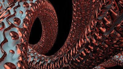 A creative 3D printed design combining micro and macro scale details.