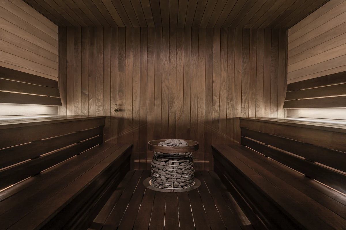 Sauna & recovery — illustrative stock image