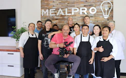 Group photo of Luzviva electricians ready for a day of service