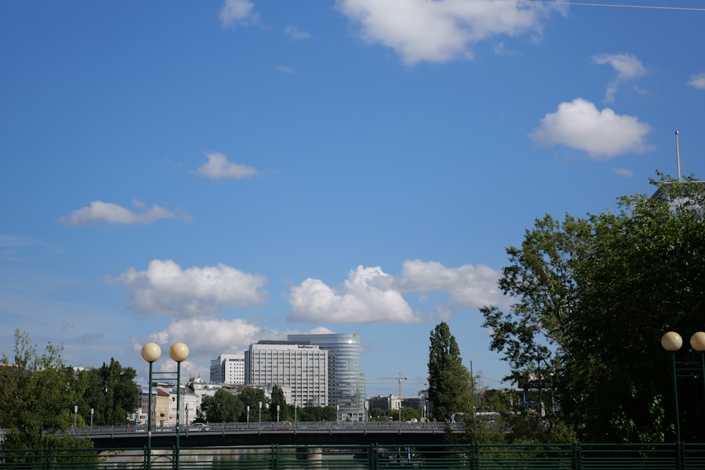 a view of a city from across a river