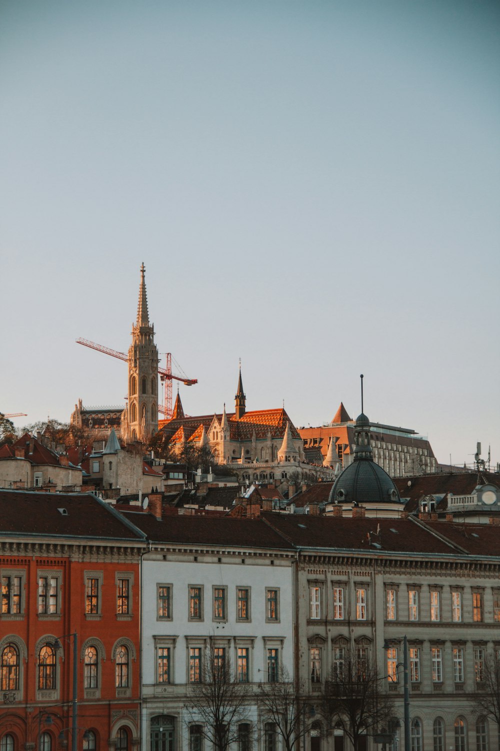 a view of a city from a distance