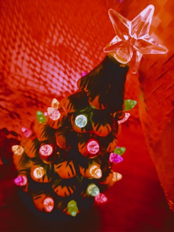 A vibrant, colorful Christmas-themed digital prompt page featuring festive icons and bold typography.