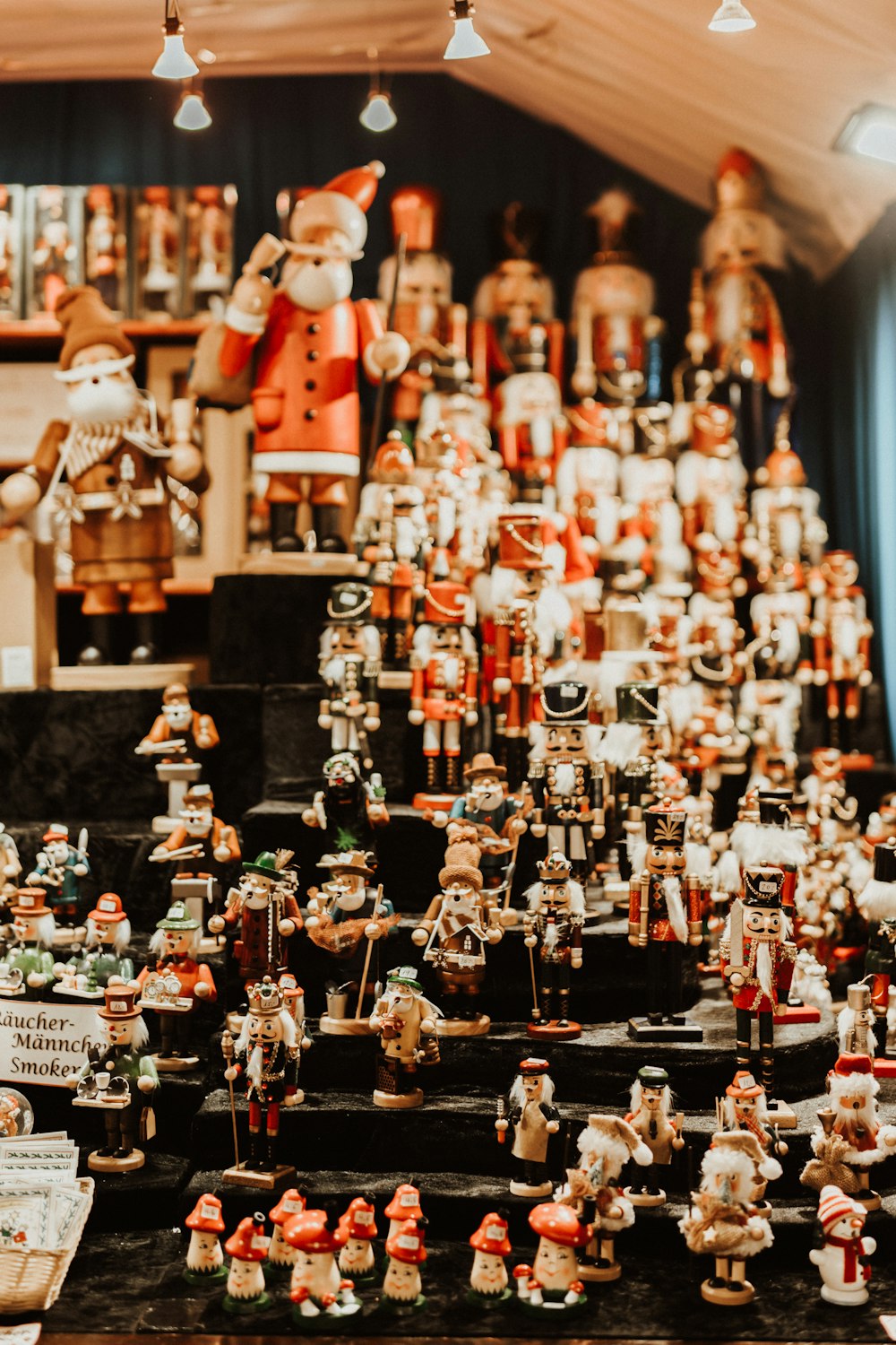 a room filled with lots of different types of figurines