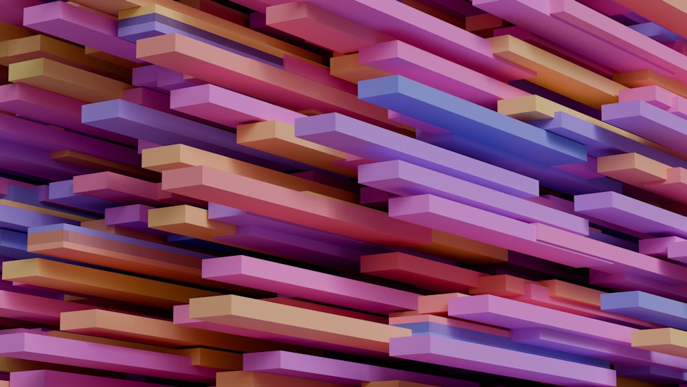 a very colorful abstract background with a lot of blocks