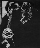 A colorful illustration depicting the concept of parental amblyopia.