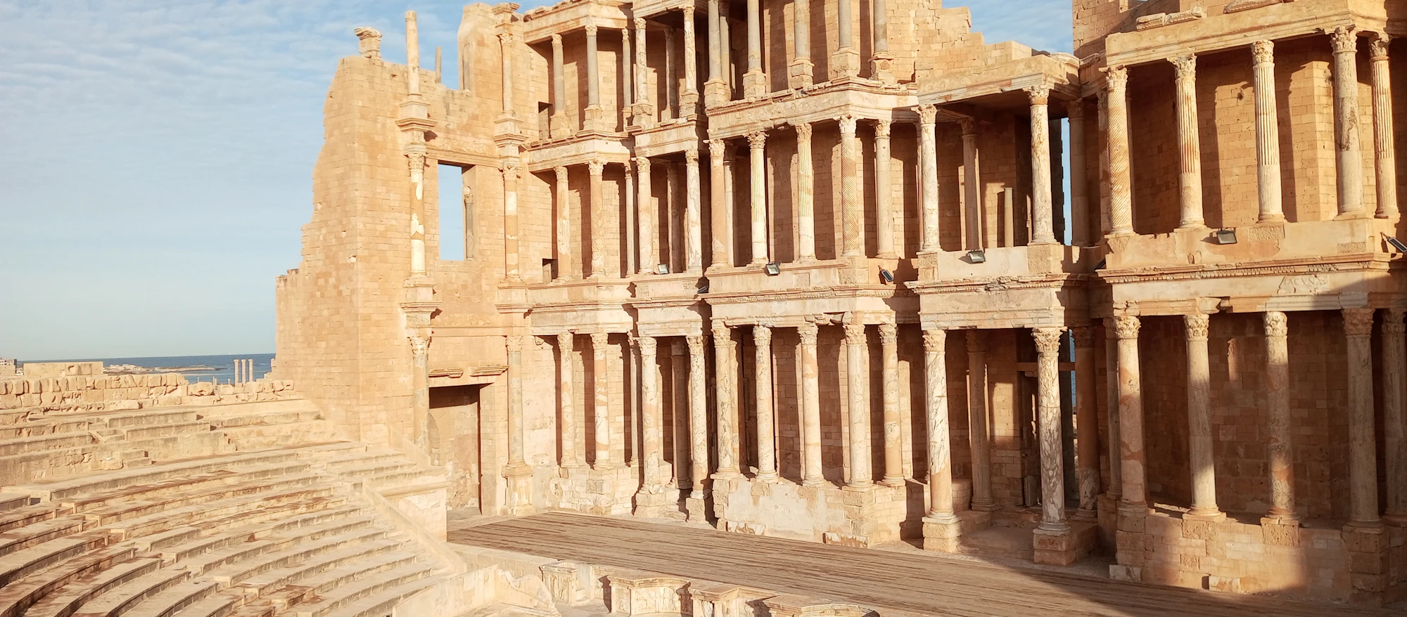 The Roman theatre at Sabratha, Libya