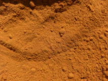 a close up of a pile of dirt
