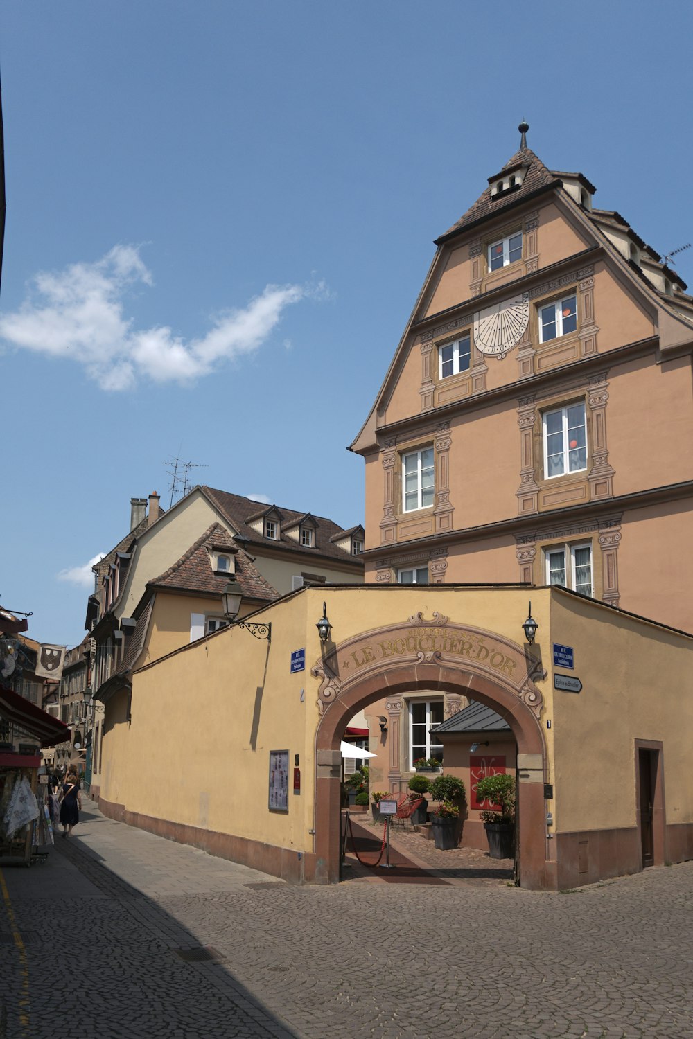 a building with a clock on the top of it