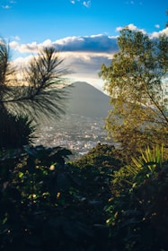 Charming view of Batu city with lush greenery and cool mountain air.