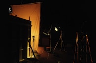An artistic shot of the production design elements used in our series.