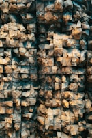 Close-up view of geophysical parameter variations inside a diorama cube.